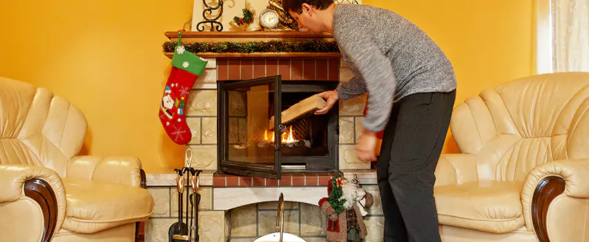 Gas to Wood-Burning Fireplace Conversion Services in Saratoga, California