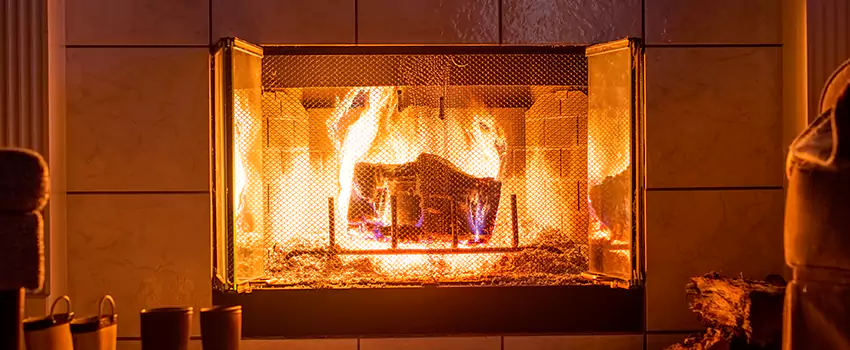 Mendota Hearth Landscape Fireplace Installation in Saratoga, California