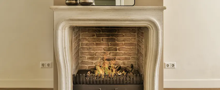 Vintage-style Fireplace Redesign in Saratoga, California