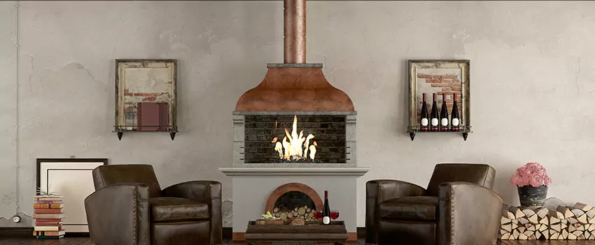 Thelin Hearth Products Providence Pellet Insert Fireplace Installation in Saratoga, CA