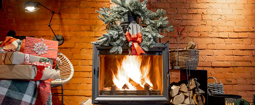 Travis Industries Linear Gas Fireplace Installation in Saratoga, California