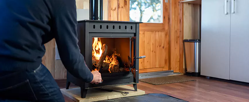 Open Hearth Wood Fireplace Installation in Saratoga, CA
